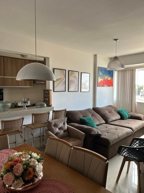 Sala e cozinha integradas